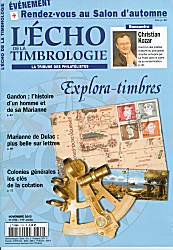 cliquez ici pour plus d'informations sur l'Echo de la Timbrologie