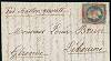 20c LAURE Oblitéré   Cachet à Date rouge PARIS SC   du 24 novembre 1870   sur lettre à destination   de LIBOURNE.   Arrivée le 10 décembre 70.