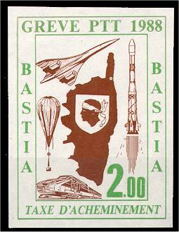 Grve de 1988, Bastia, 2,00 F