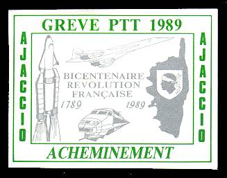 Grve de 1989, Ajaccio