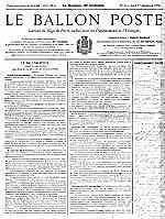 Le ballon-poste numéro 9