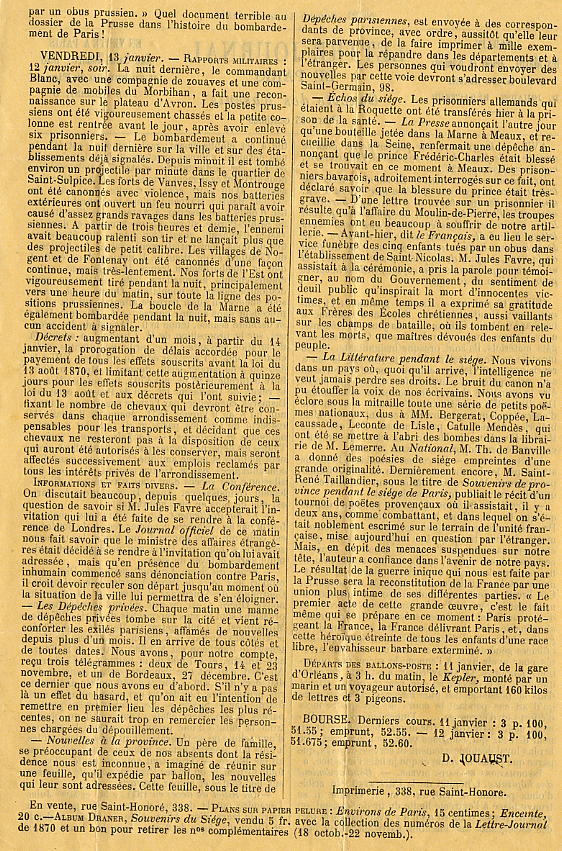 Gazette des absents numéro 27