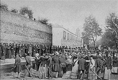 Exécutions au temps de la commune, 1871