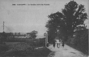 Carantec. Le chemin creux du Fransic