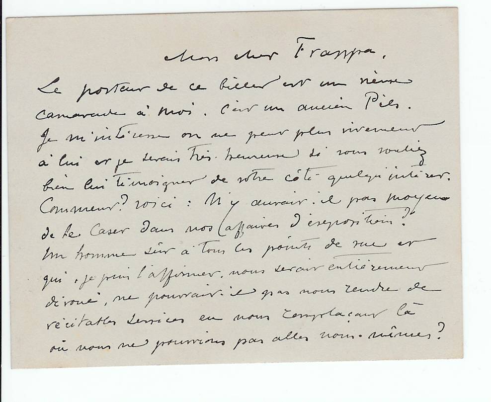 lettre de Luc-Olivier Merson, recto