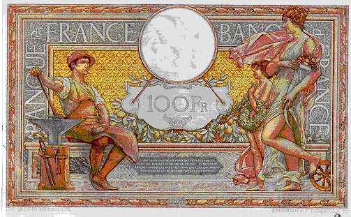 Luc-Olivier Merson : Le Billet de 100 F (1930 -1934)