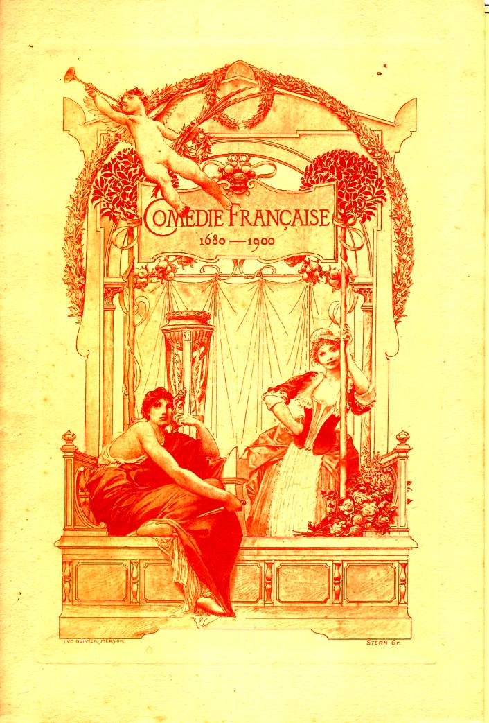 Programme de la Comédie Française du 29 Décembre 1900