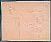    Etude d une jeune femme nue courant,  reprise d un bras et de la tête. <i>Musée des Beaux-Arts de Lille</i>.
