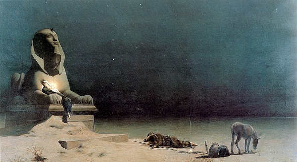 Luc-Olivier Merson : Le Repos pendant la fuite en Egypte, Huile sur toile,1879