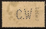 Merson perforé C. W 379 verso