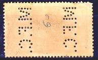 Merson perforé M.F.C. 60 verso