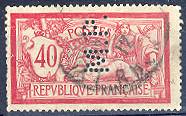 Merson perforé M.P. 100 recto