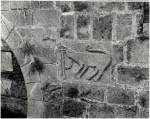 Rouad, 1915 : Pierre sculpt�e dans une muraille