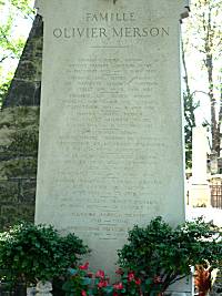 Tombe de Luc-Olivier Merson au Pre-Lachaise