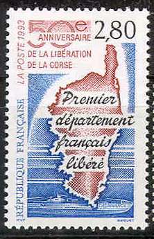 timbre de la Corse, rectifié