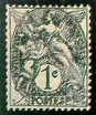 France : 1c gris type Blanc