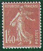 France : 1f40 rose type semeuse camée