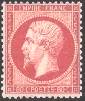 80c rose type Napoléon III