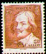 France : 75c rouge brique Jacques Callot