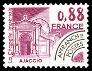 France : 0,88 lilas Ajaccio, la Chapelle Impériale
